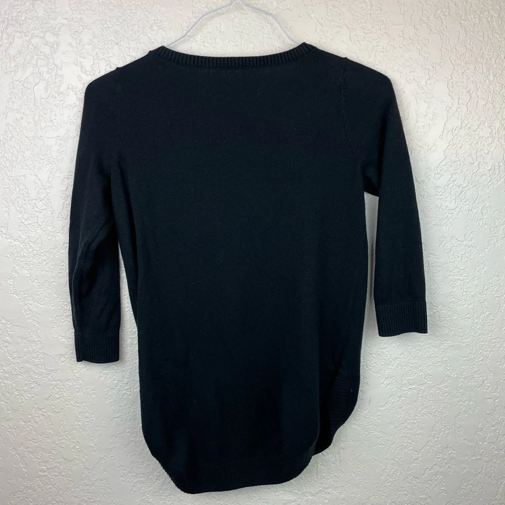 The Limited black sweater 3/4 sleeves - Picture 4 of 6